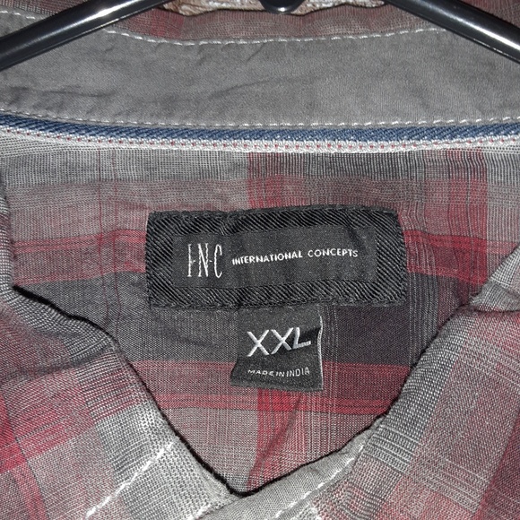 ⭐INC International Concepts Grey Red Size XXL⭐ - Picture 4 of 8